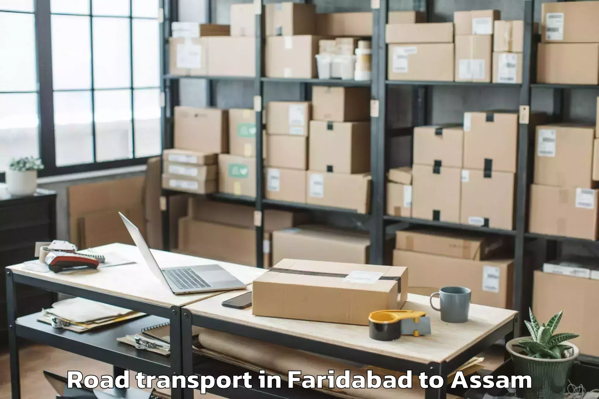 Affordable Faridabad to Rangia Pt Road Transport